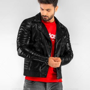 کاپشن چرمی مردانه Karen مدل 15142