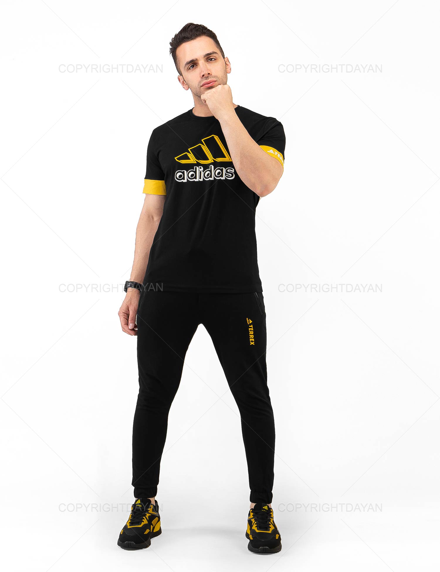 ست تیشرت شلوار مردانه Adidas مدل 19628