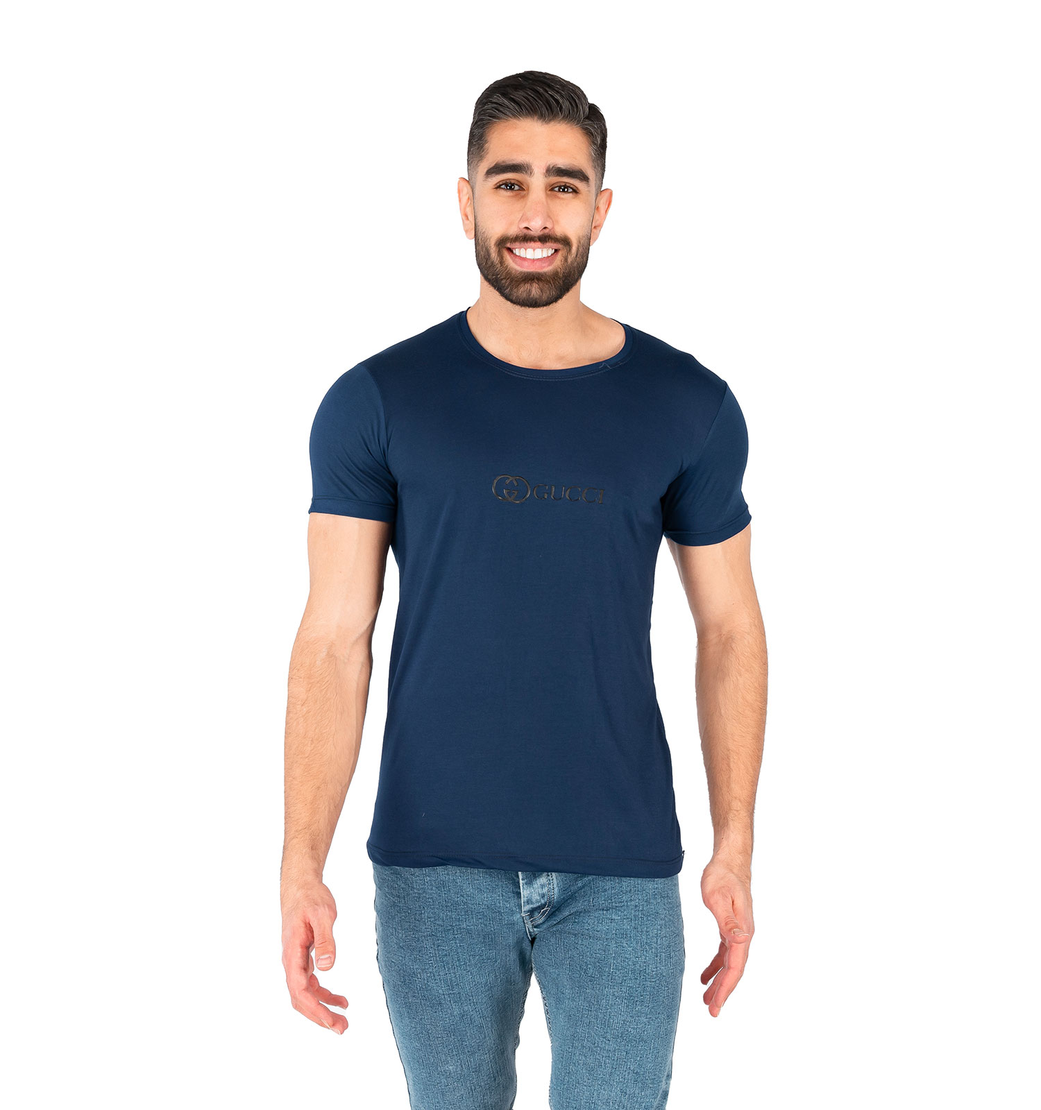 تیشرت Gucci یقه گرد مردانه ساده مدل 43754