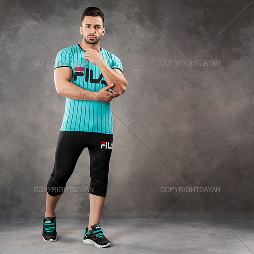 ست تیشرت شلوارک Fila مدل Pertoz