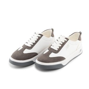 کفش روزمره مردانه New Balance چرم مصنوعی سفید مدل 44537