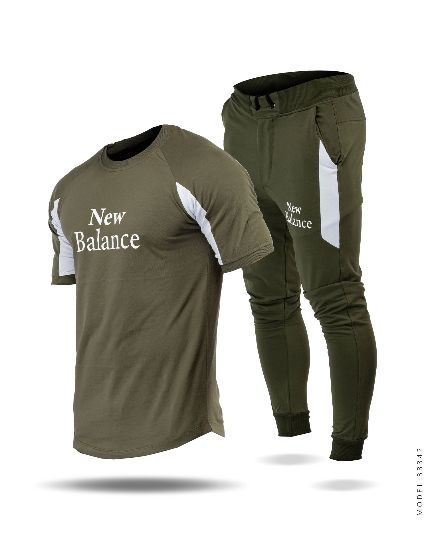 ست تیشرت شلوار مردانه New Balance مدل 38342