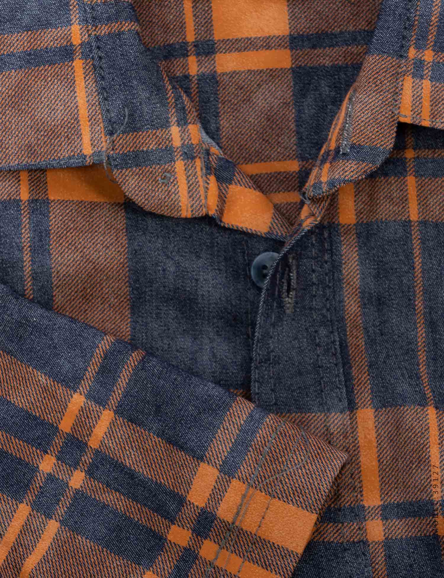 پیراهن مردانه چهارخانه Polo مدل 39127