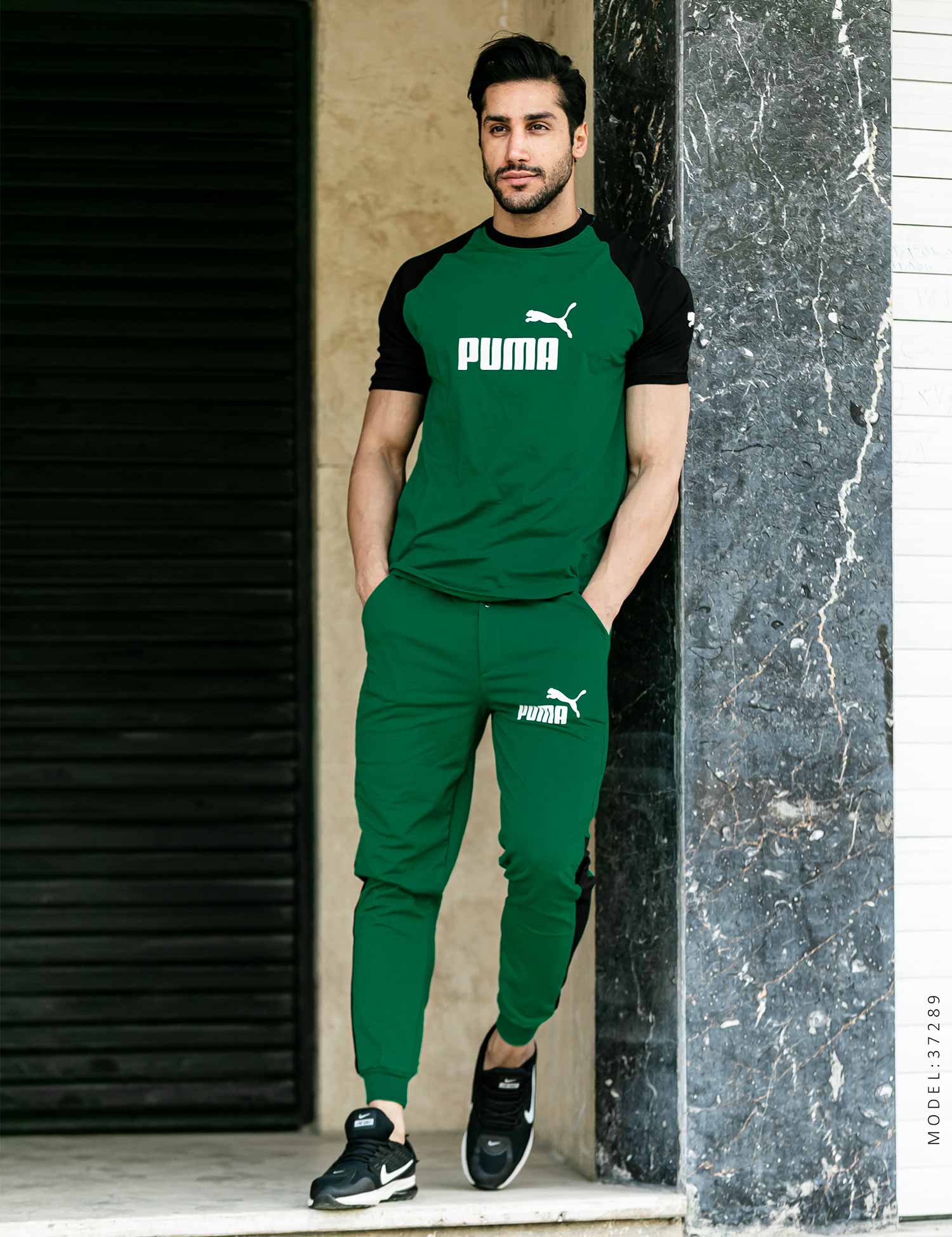 ست تیشرت شلوار مردانه Puma مدل 37289