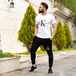 ست تیشرت شلوار مردانه Calvin Klein مدل S 9356