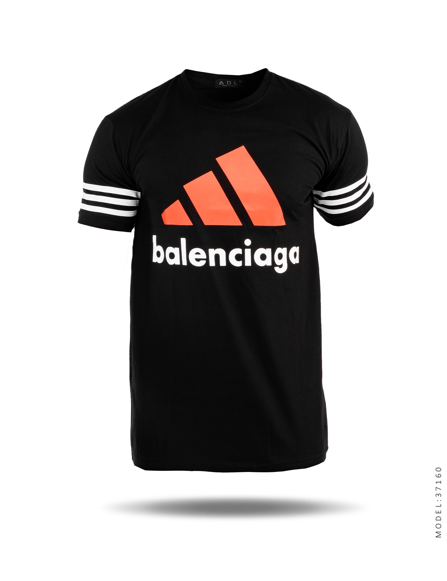 تیشرت لانگ طرح چاپی اسپرت Adidas مدل 37160