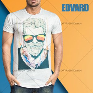 تیشرت طرحدار Edvard