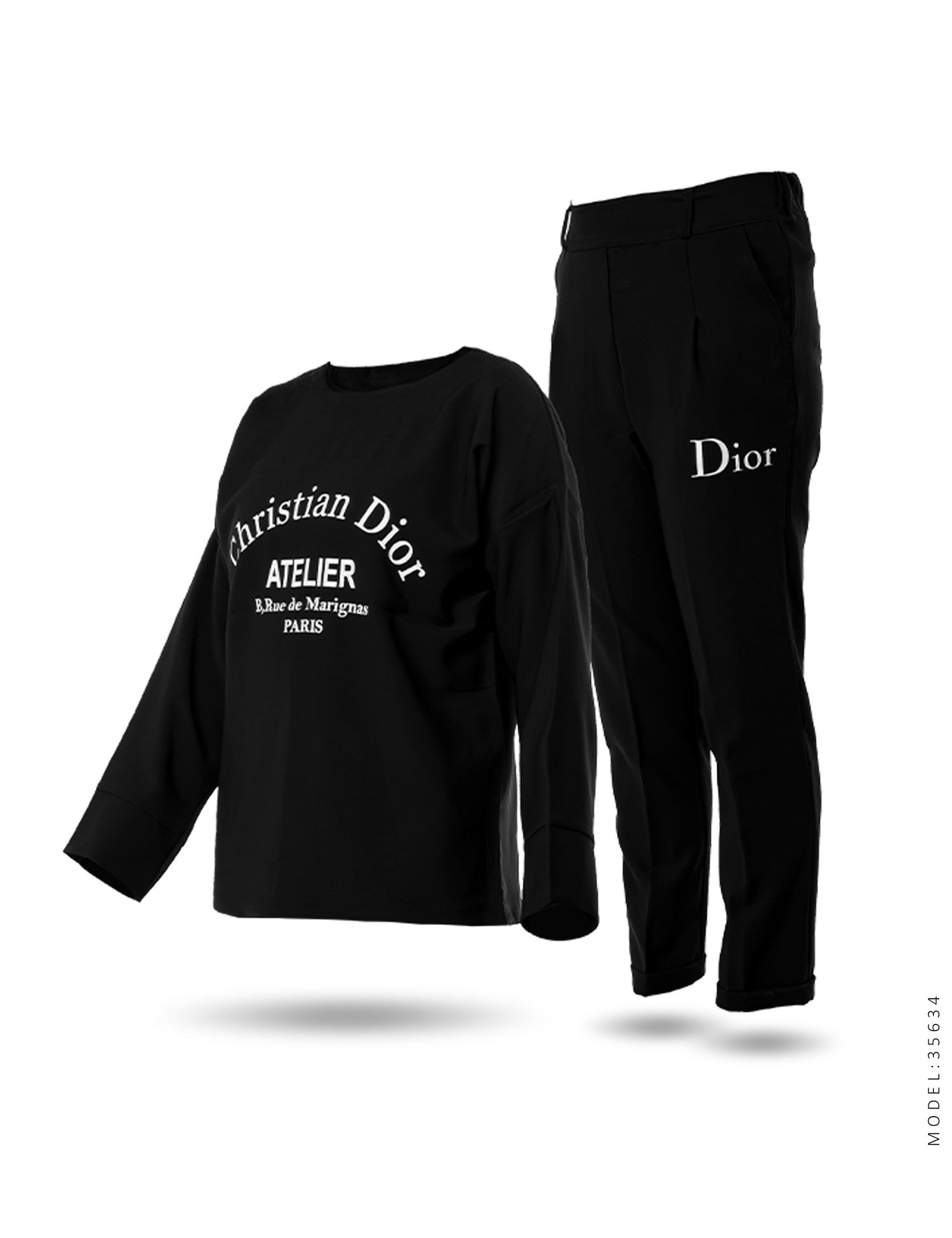 ست بلوز شلوار زنانه Dior مدل 35634