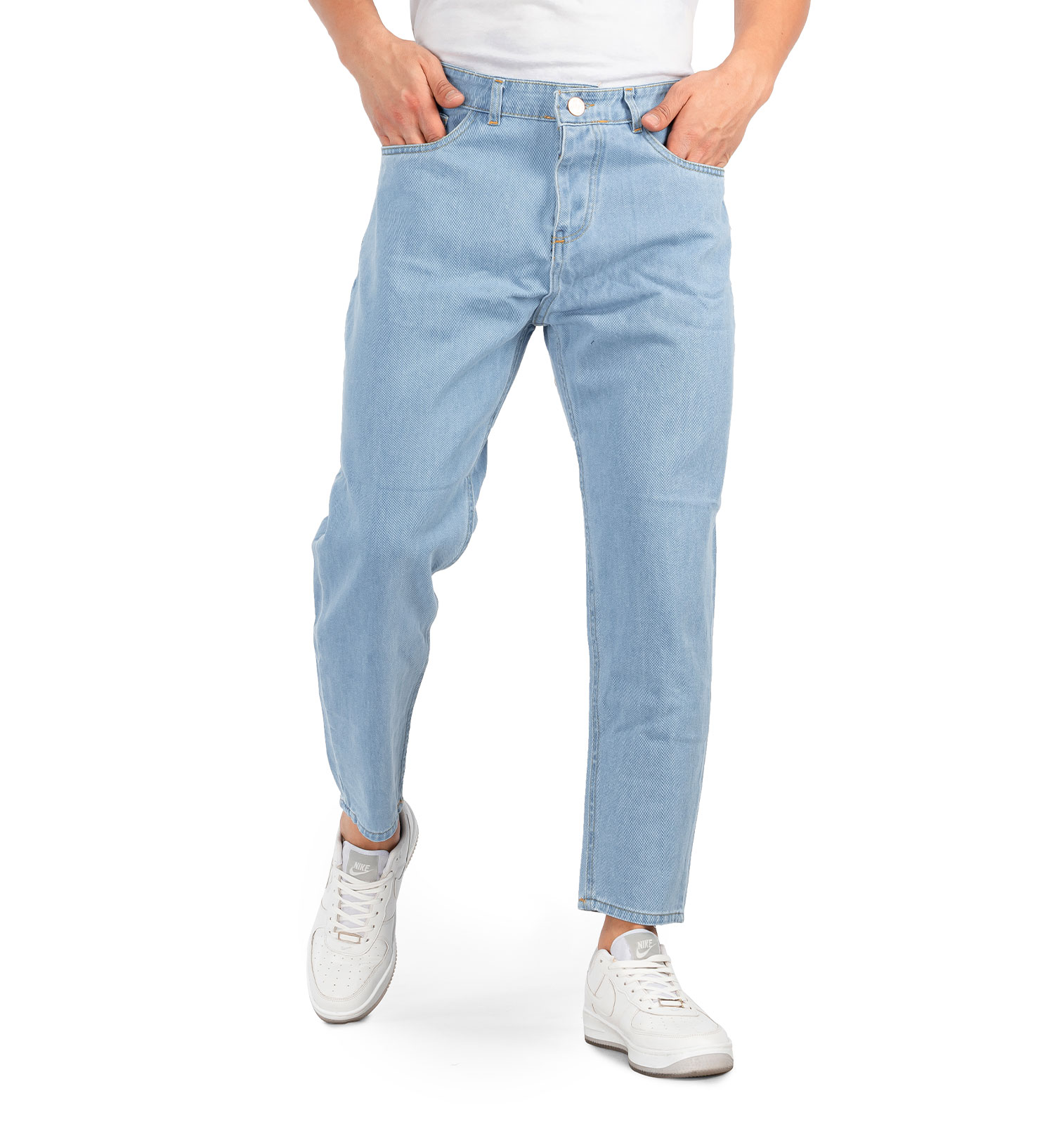 شلوار لی مام فیت مردانه اسپرت Zara مدل 41384