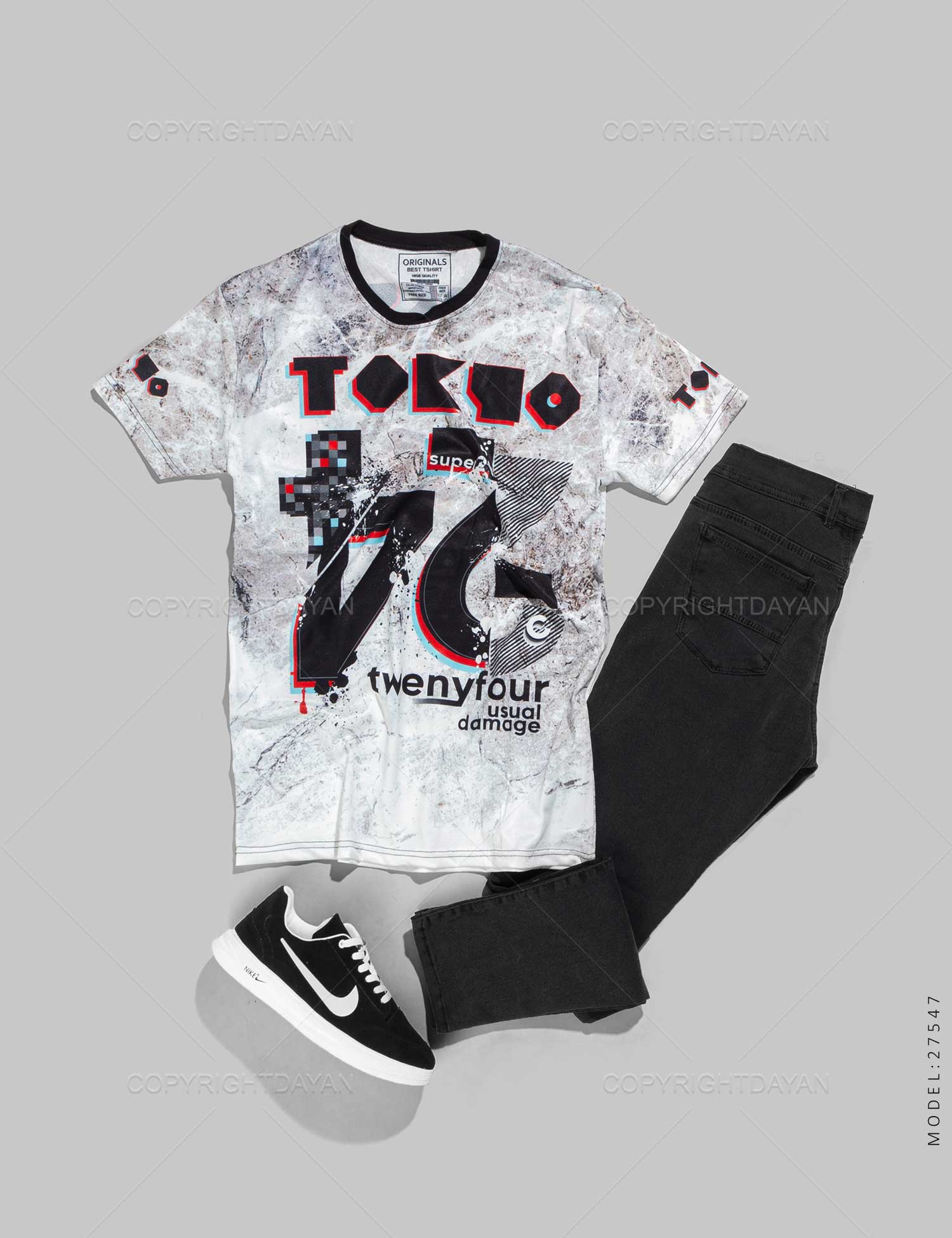 تیشرت مردانه Tokyo مدل 27547