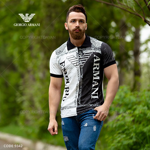 پولوشرت مردانه Giorgio Armani مدل T 9342
