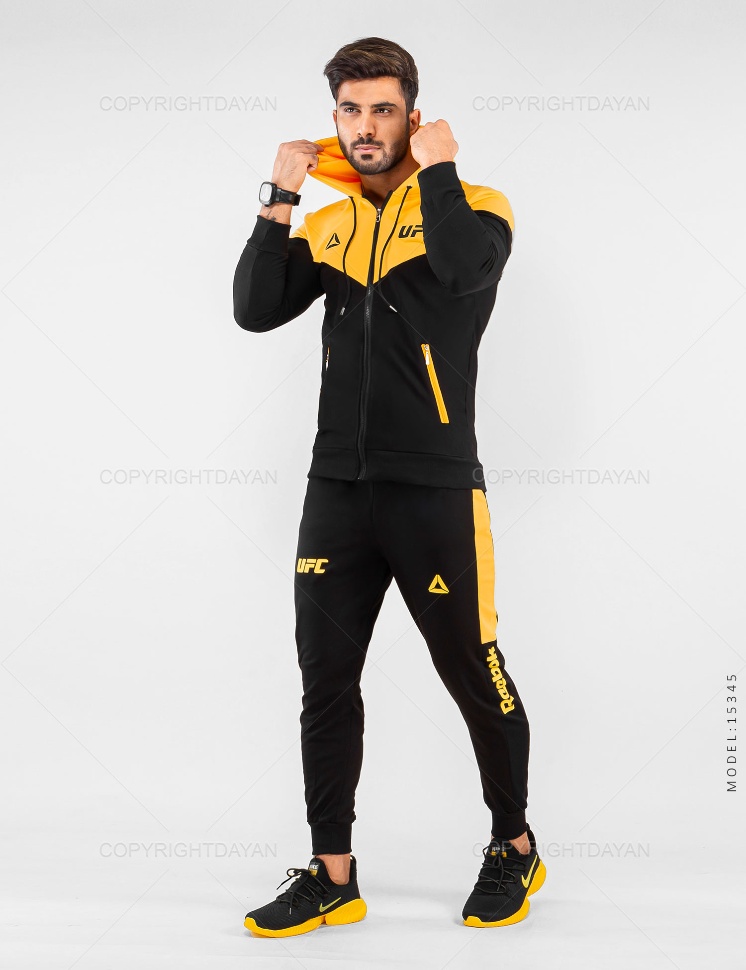 ست سویشرت شلوار مردانه UFC مدل 15345