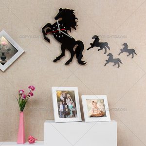 ساعت دیواری طرح اسب