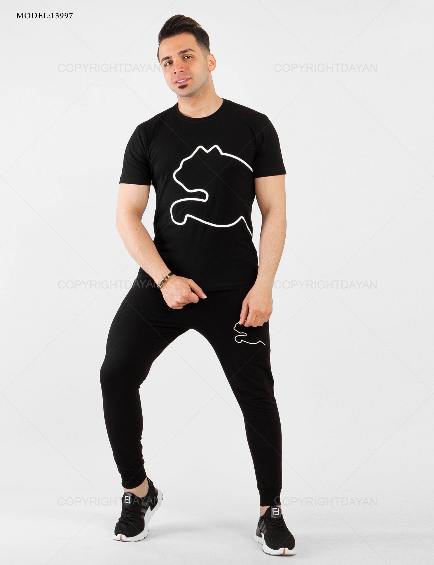 ست تیشرت شلوار مردانه Puma مدل 13997
