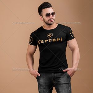 تیشرت مردانه Ferrari مدل Vamoz
