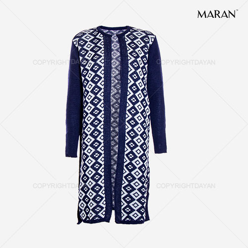مانتو بافت زنانه Maran مدل L 3721 (آبی)
