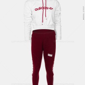 ست نیم تنه شلوار زنانه Adidas مدل 17037