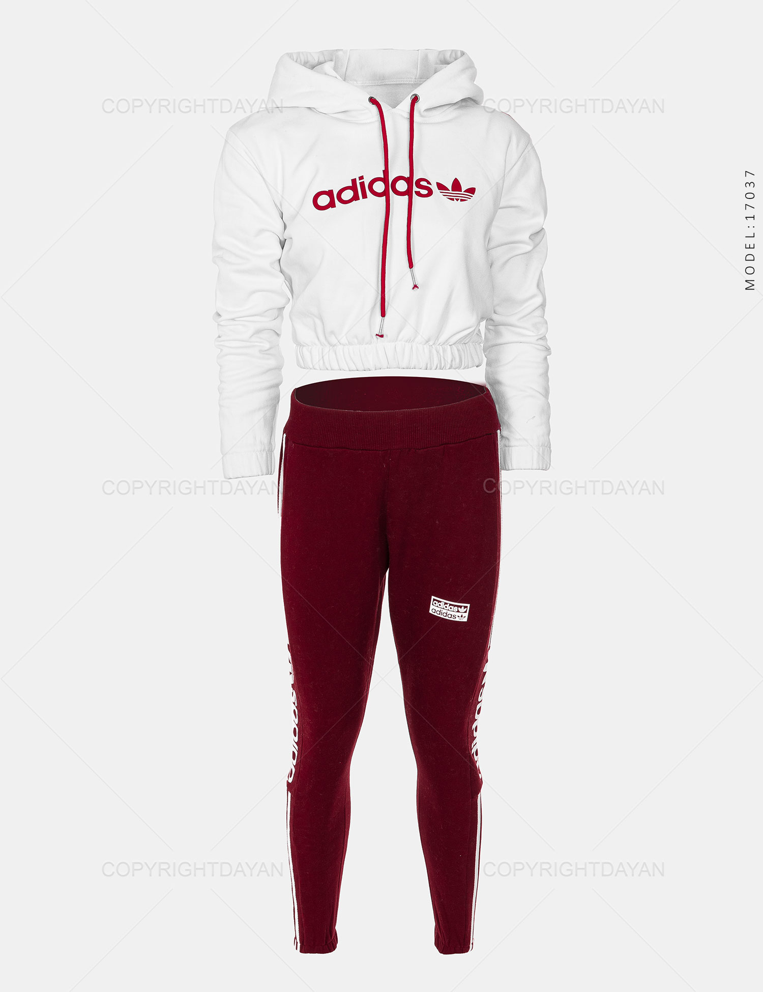 ست نیم تنه شلوار زنانه Adidas مدل 17037