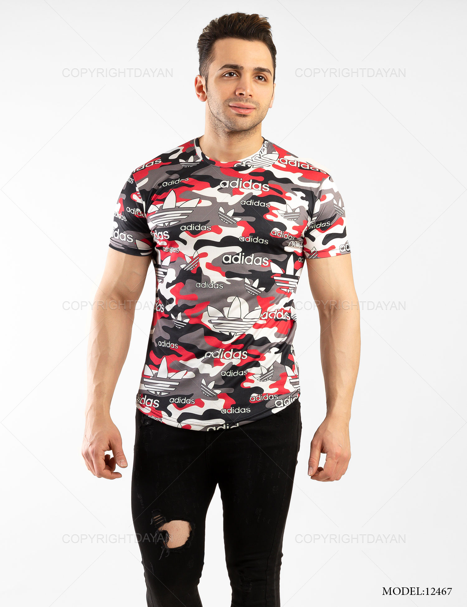 تیشرت مردانه Adidas مدل 12467