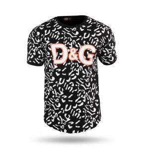 تیشرت مردانه طرحدار یقه گرد D & G مدل 38273