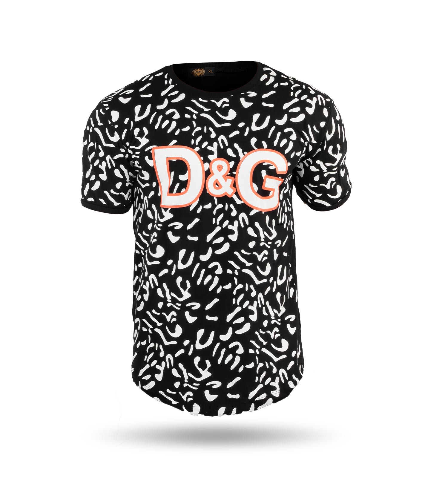 تیشرت مردانه طرحدار یقه گرد D & G مدل 38273