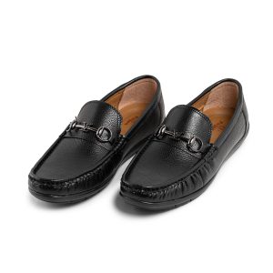 کفش کالج مردانه Louis Vuitton چرم مصنوعی مشکی مدل 43862