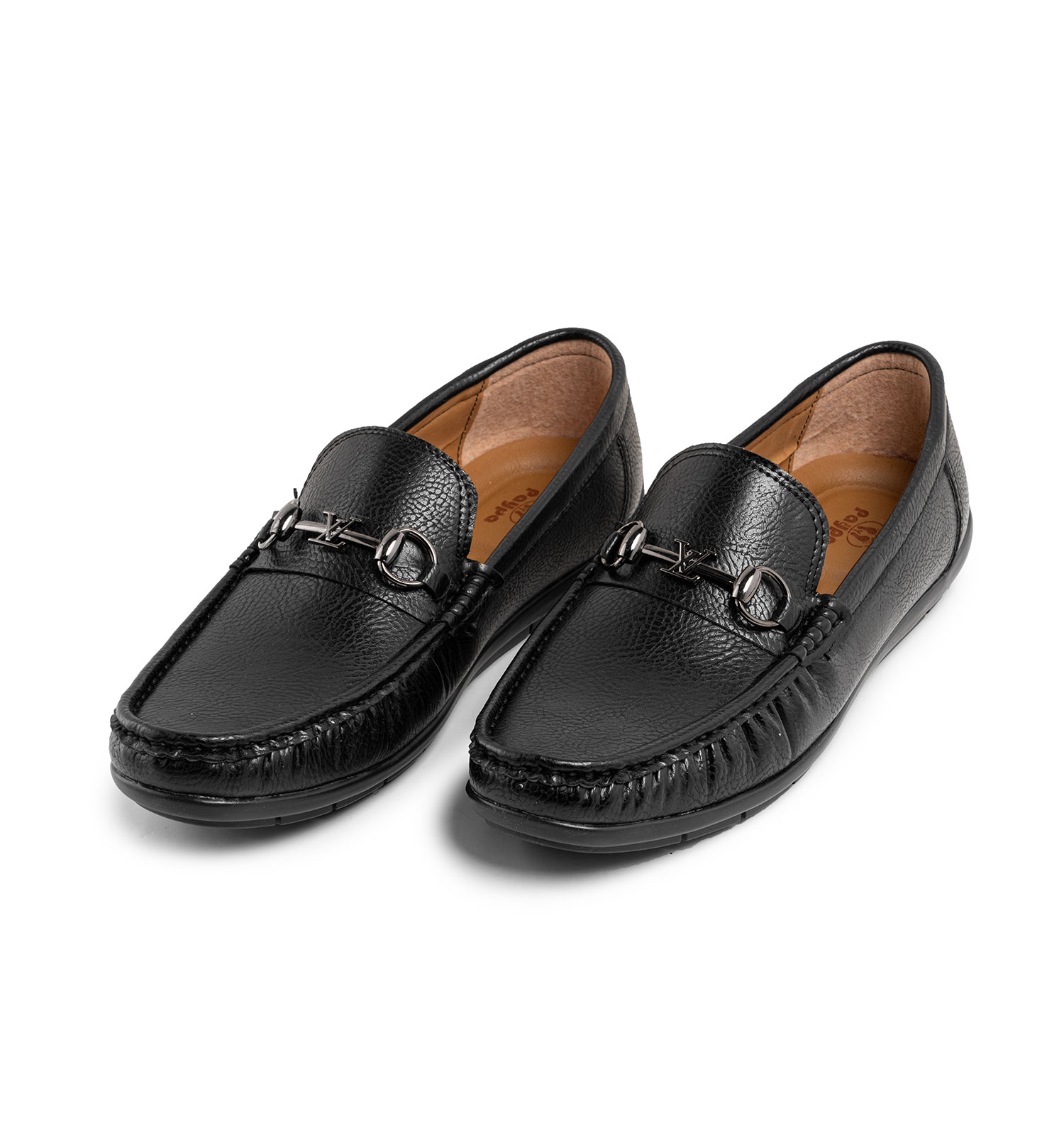 کفش کالج مردانه Louis Vuitton چرم مصنوعی مشکی مدل 43862