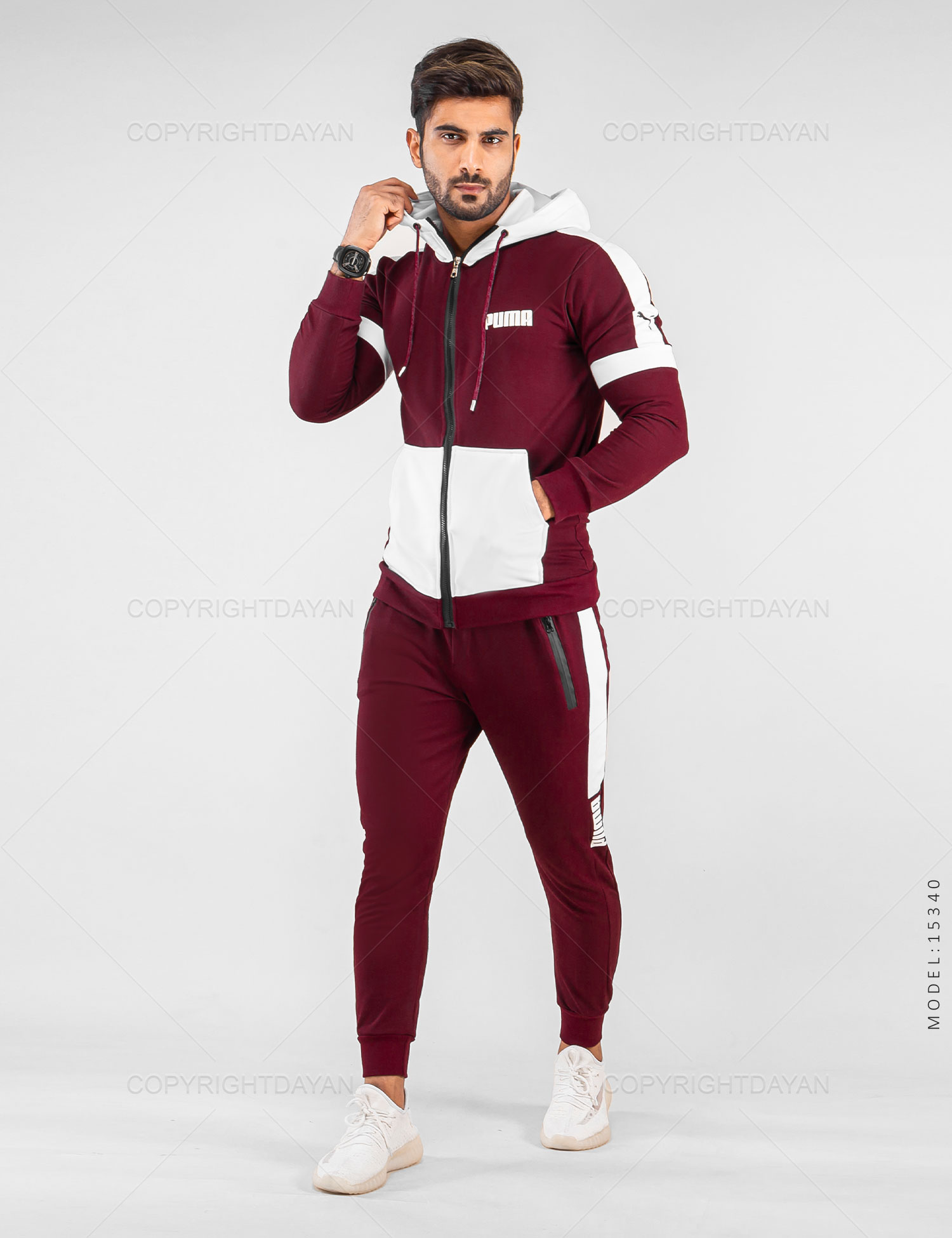 ست سویشرت شلوار مردانه Puma مدل 15340