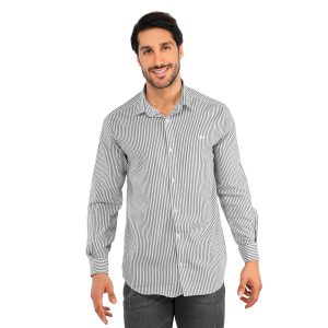 پیراهن مردانه راه راه Stark مدل 39326