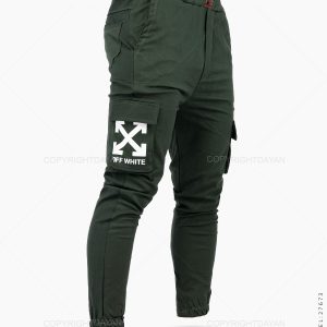 شلوار اسلش مردانه off – white مدل 27673