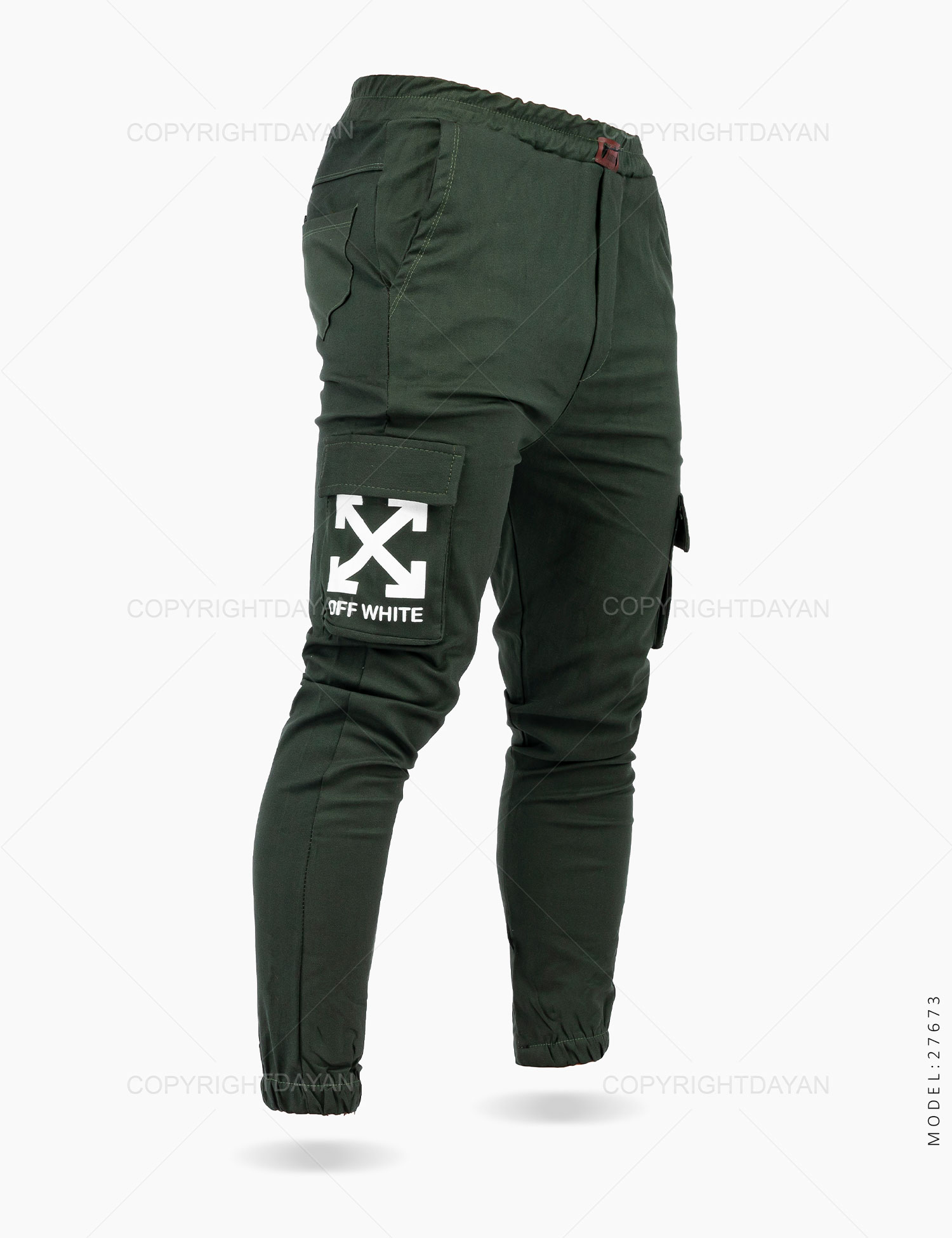 شلوار اسلش مردانه off – white مدل 27673