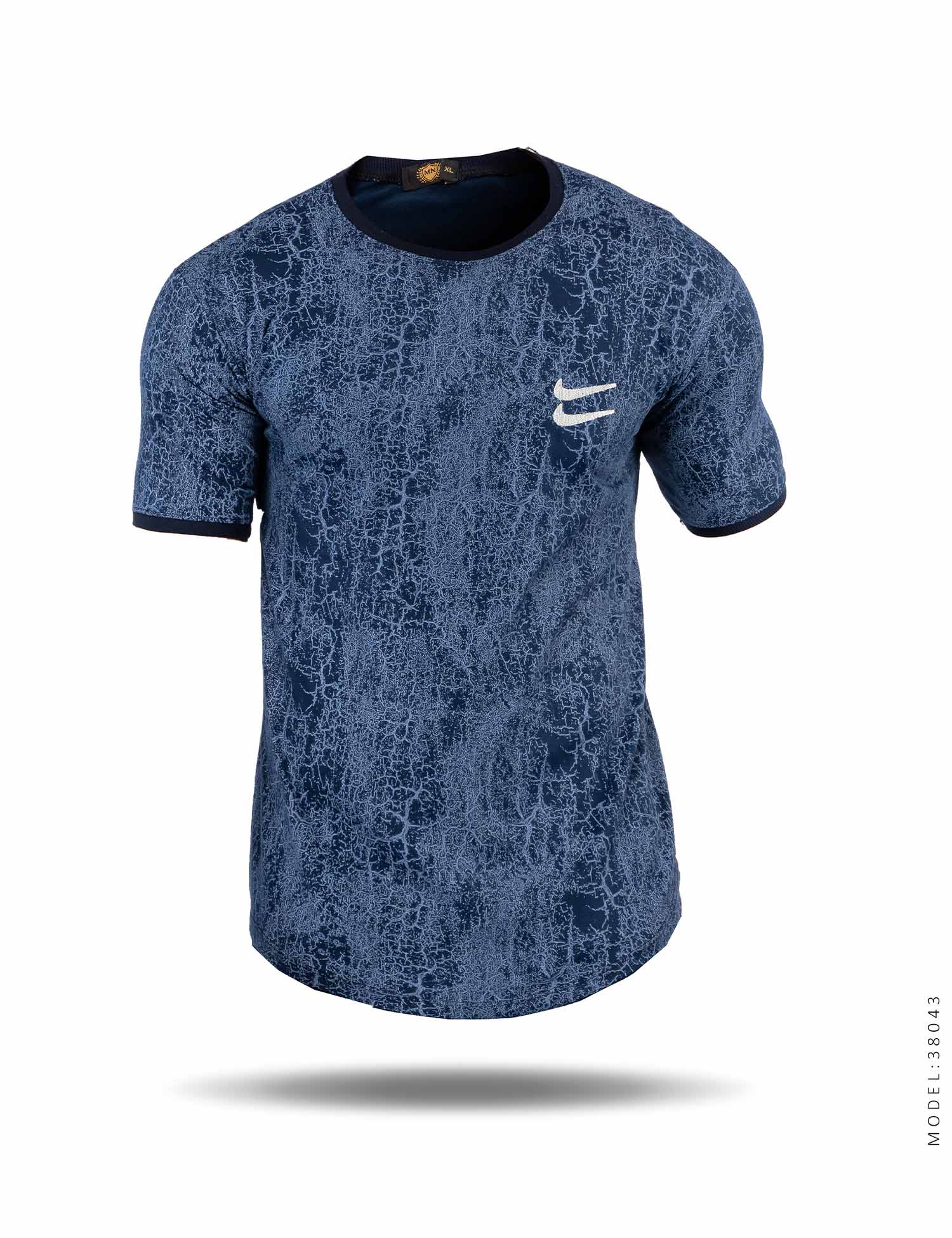 تیشرت مردانه طرحدار یقه گرد Nike مدل 38043