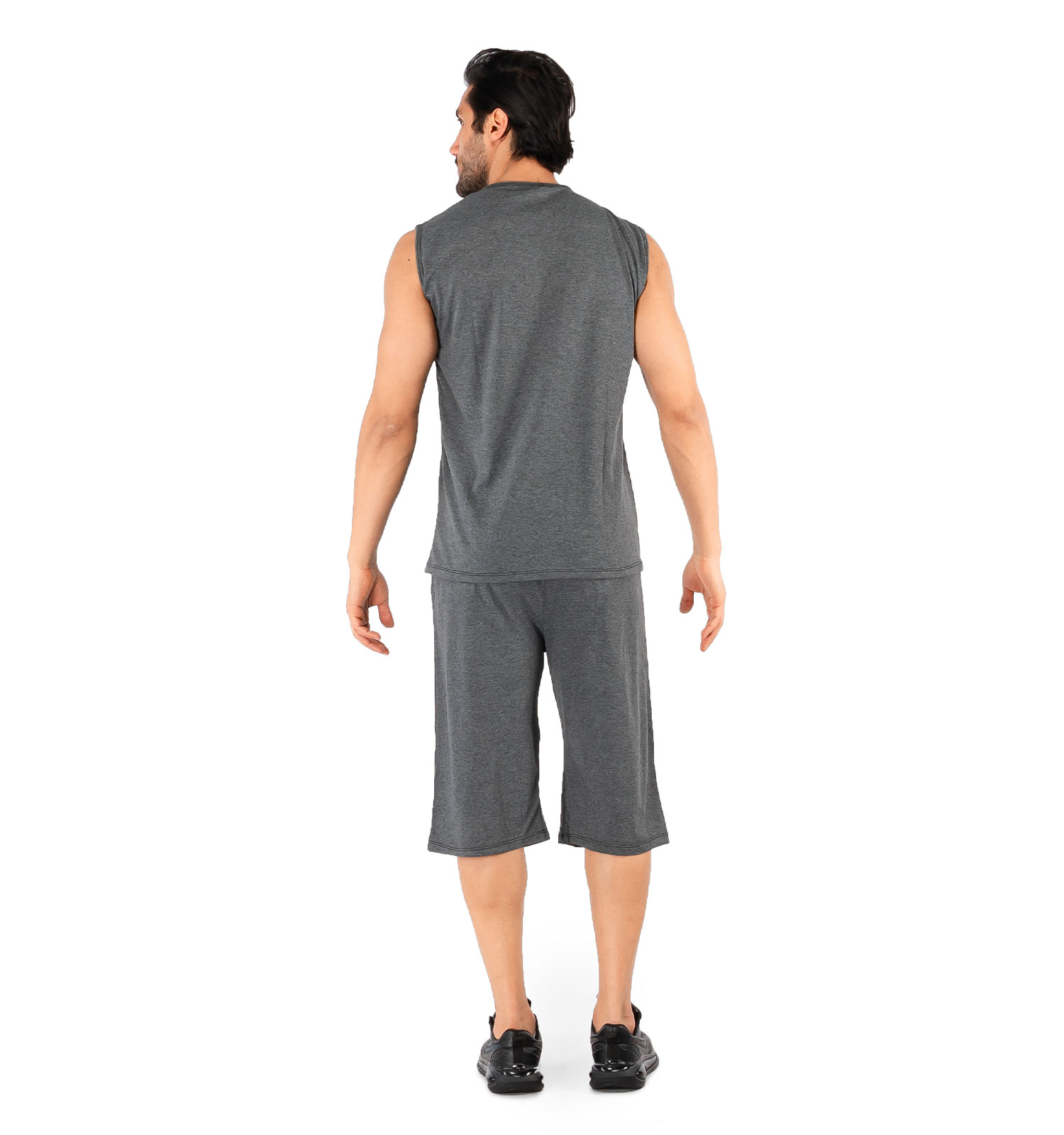ست رکابی شلوارک مردانه Puma یقه گرد مدل 44168