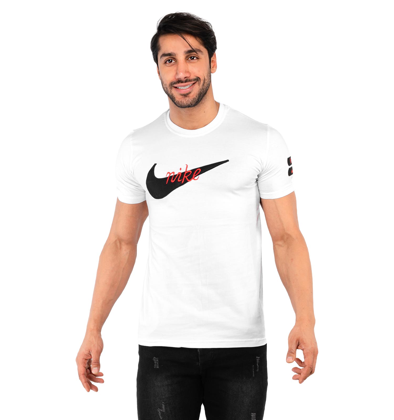 تیشرت مردانه آستین گلدوزی یقه گرد Nike مدل 36663