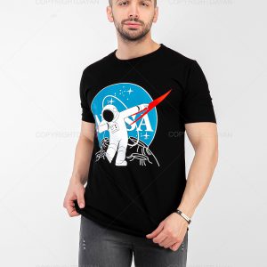تیشرت مردانه Nasa مدل 19493