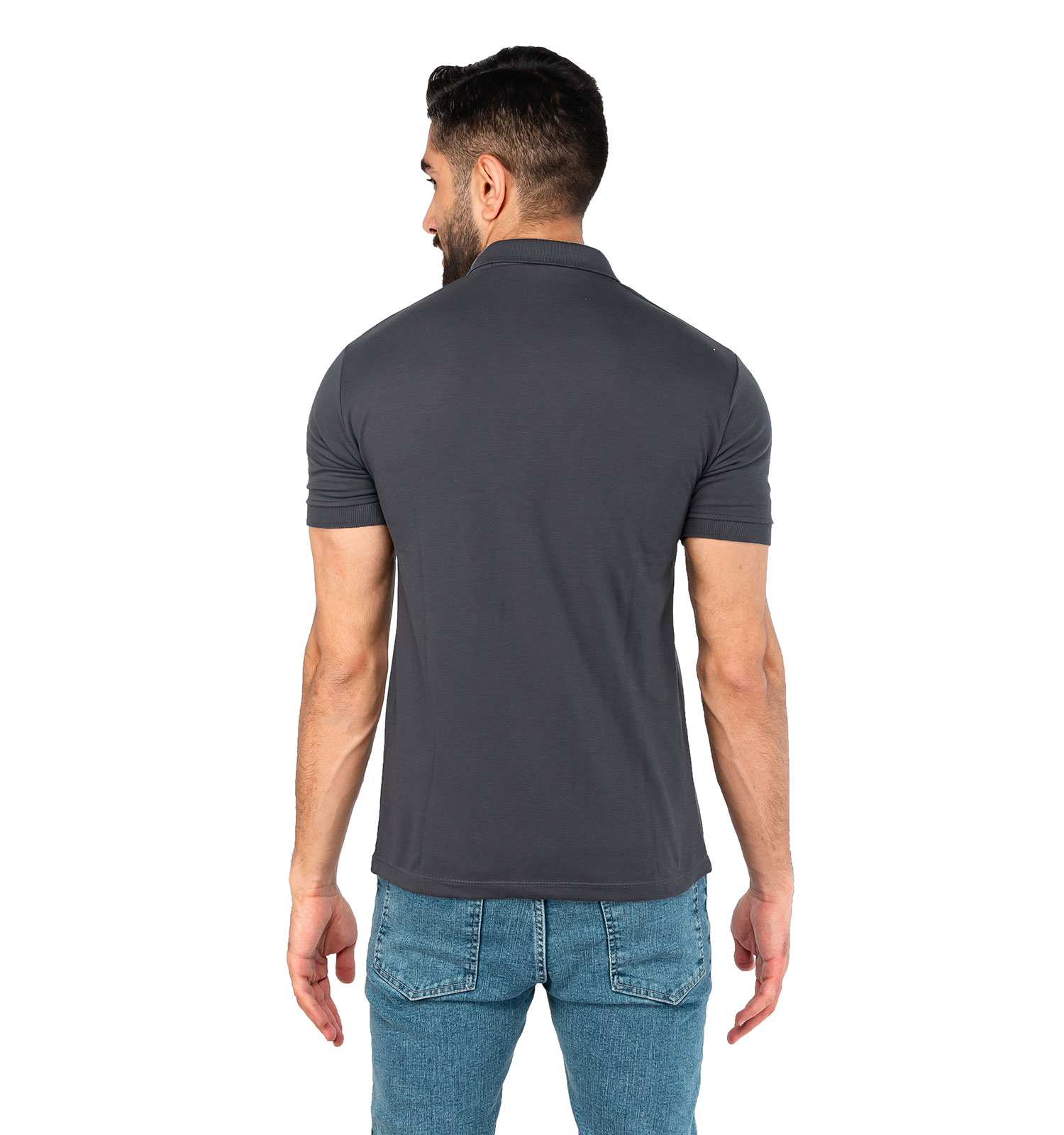 تیشرت Polo مردانه یقه دار ساده مدل 44617