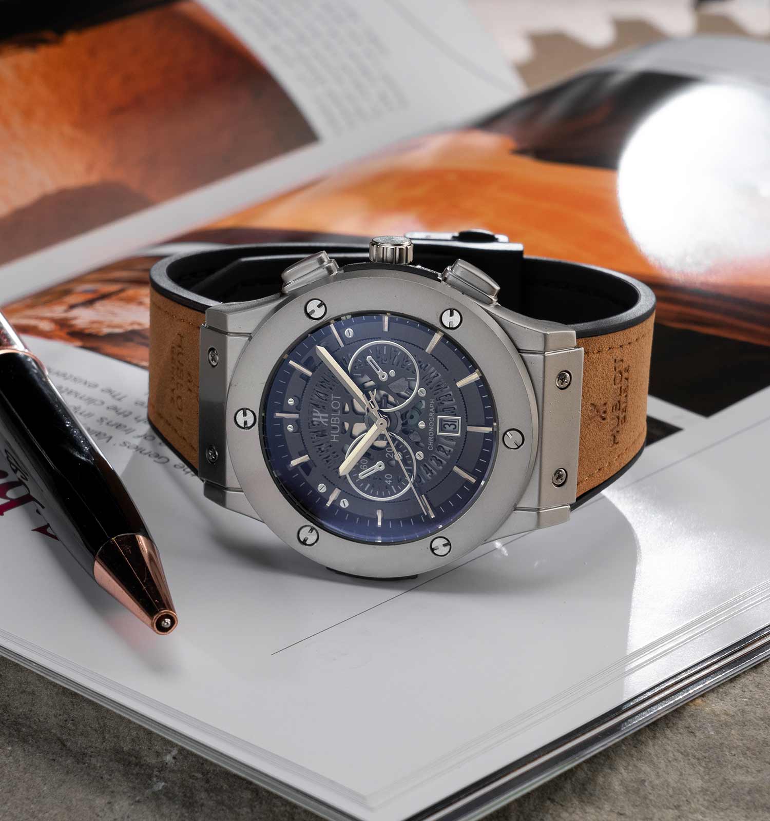 ساعت مچی عقربه ای مردانه Hublot مدل 45092