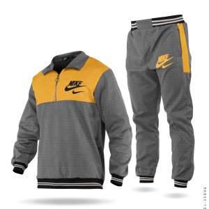 ست سویشرت نیم زیپ شلوار اسپرت Nike مدل 35896