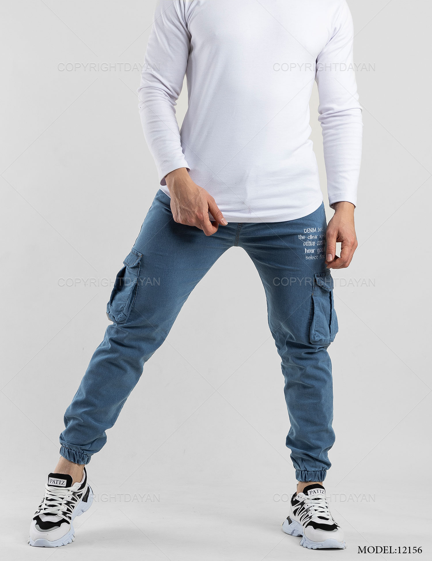 شلوار اسلش مردانه Alma مدل 12156