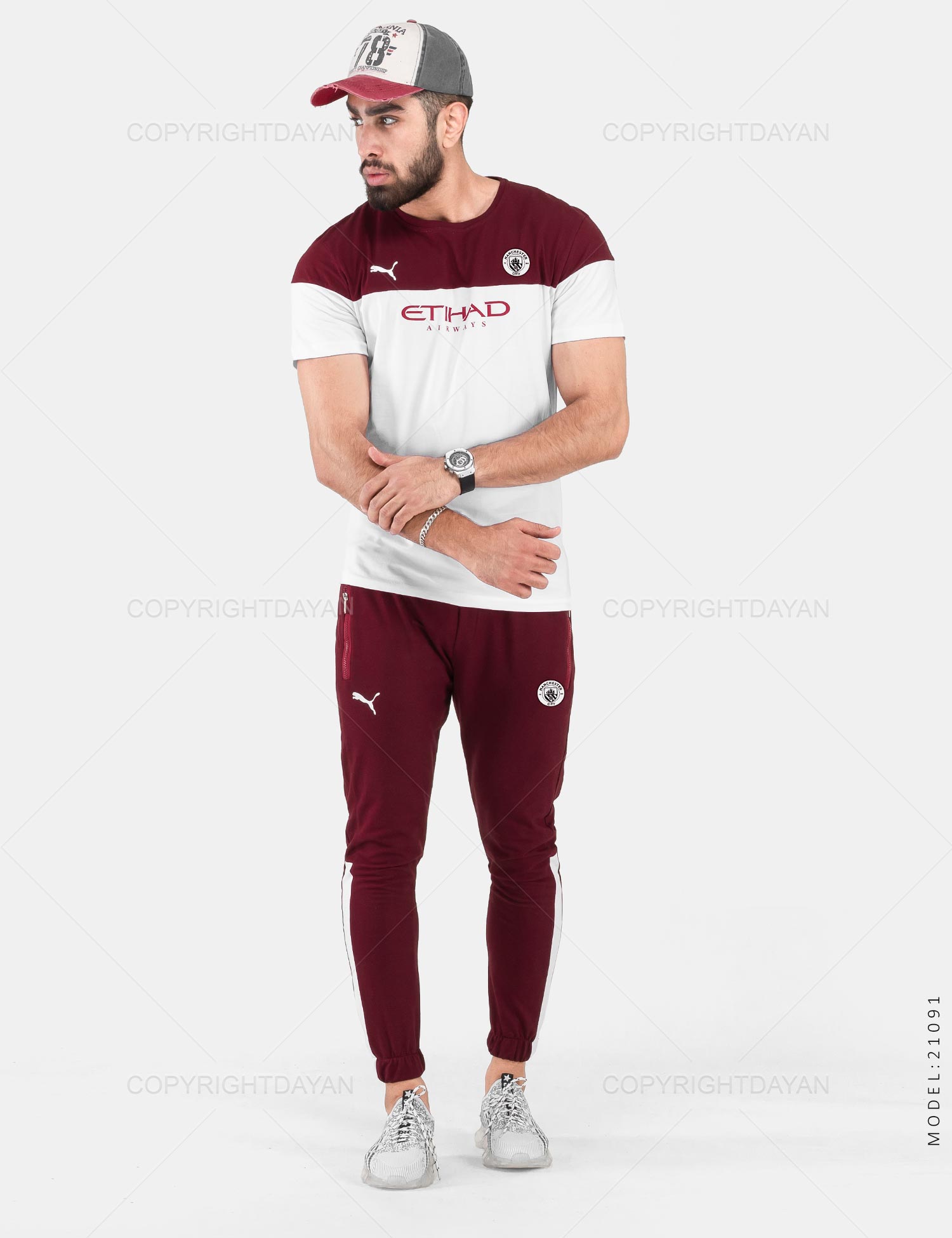ست تیشرت شلوار مردانه Puma مدل 21091