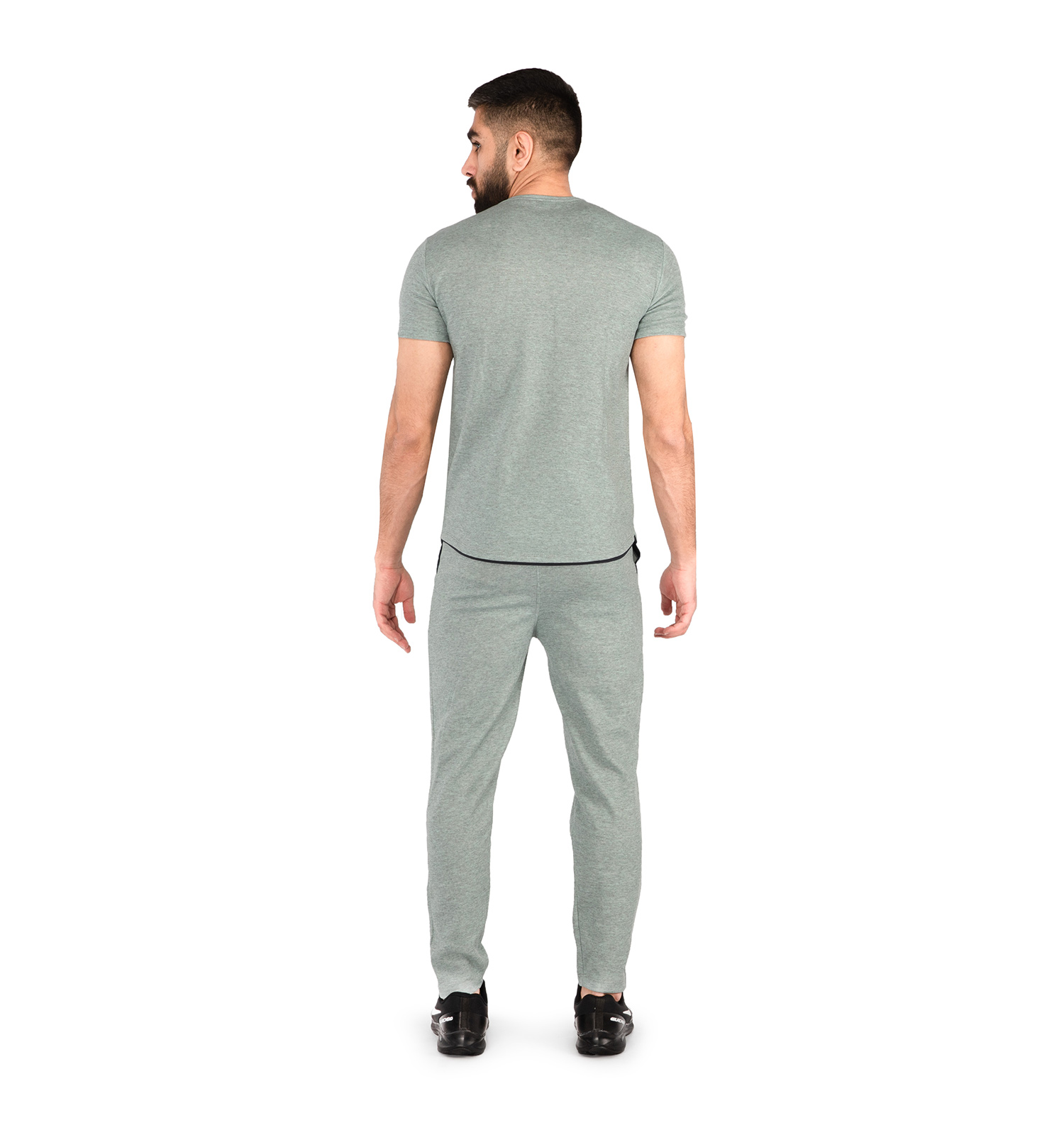 ست تیشرت شلوار مردانه Nike ساده یقه گرد مدل 42928