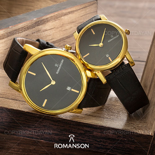 ست ساعت مردانه زنانه Romanson مدل W 9143 (مشکی)