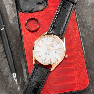 ساعت مچی چرم مردانه Omega مدل 41912