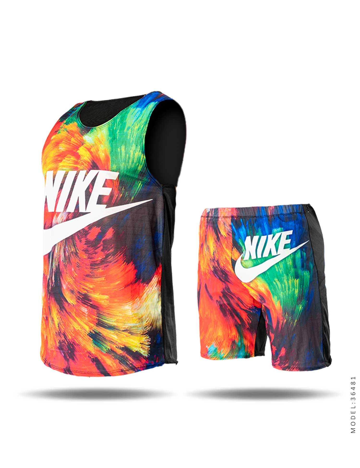ست رکابی شلوارک مردانه Nike مدل 36481
