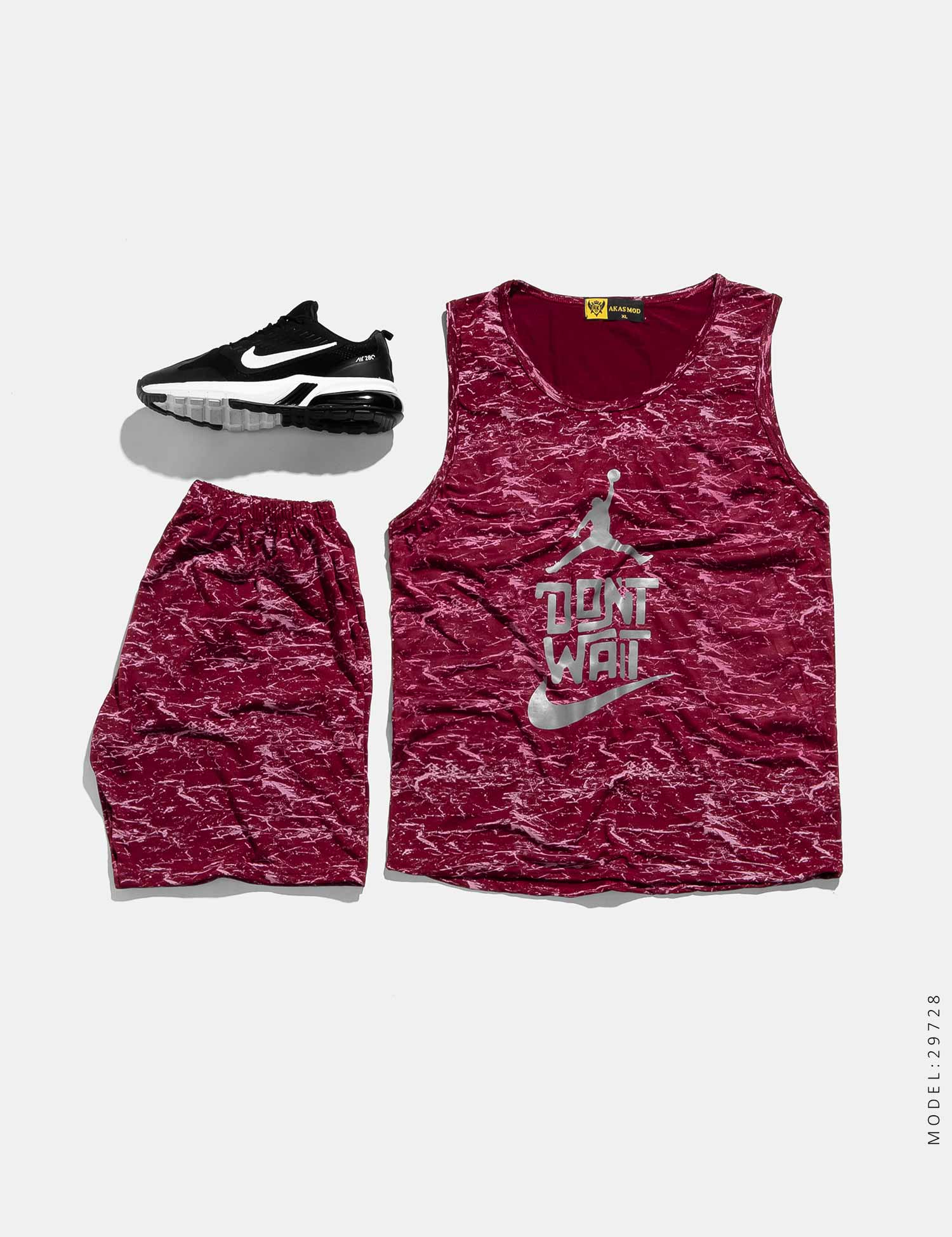 ست رکابی شلوارک مردانه Nike مدل 29728