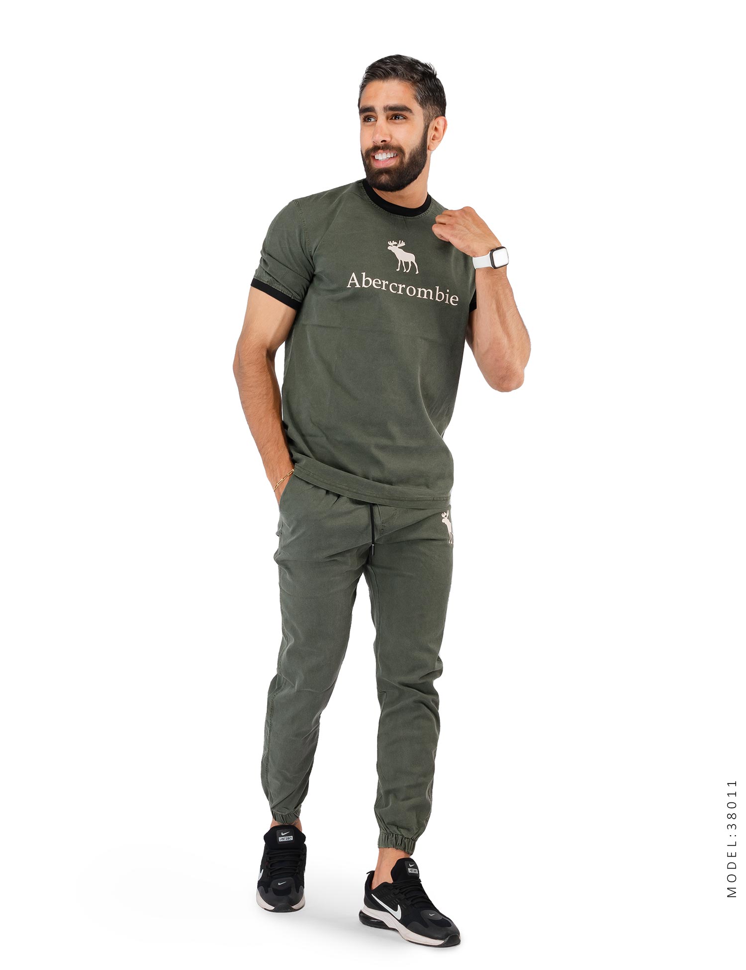 ست تیشرت شلوار اسپرت Abercrombie & Fitch مدل 38011