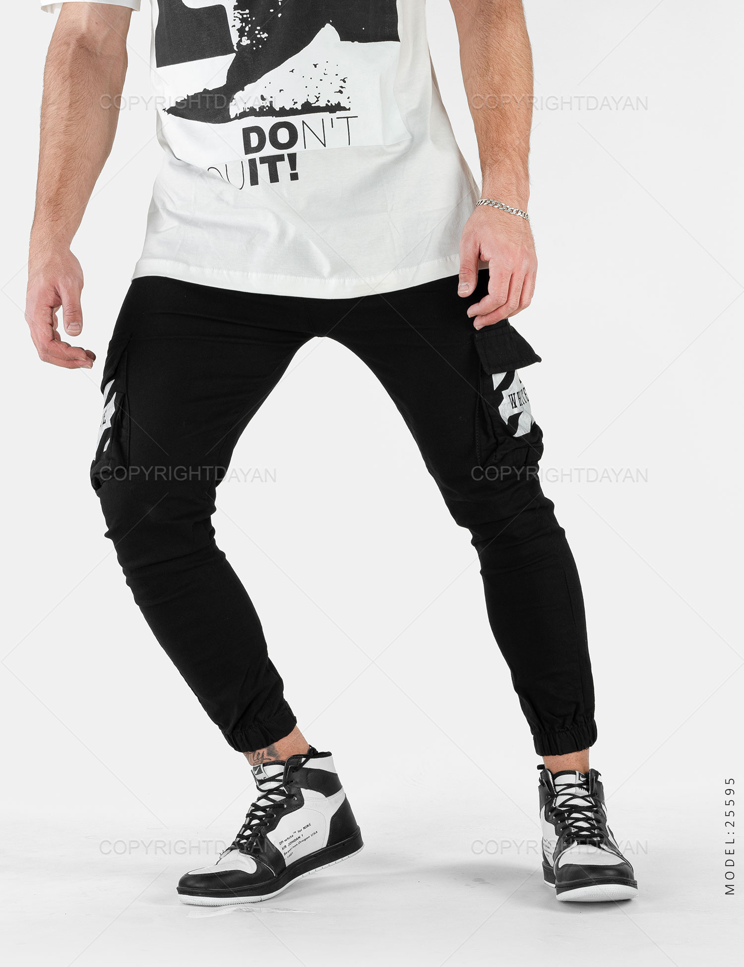 شلوار اسلش مردانه Off – White مدل 25595