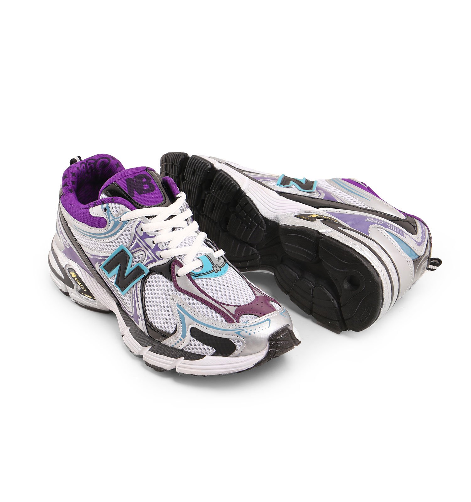 کفش اسپرت New Balance مردانه سفید بندی مدل 42637
