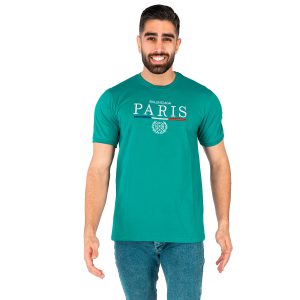 تیشرت Paris یقه گرد مردانه ساده مدل 43840