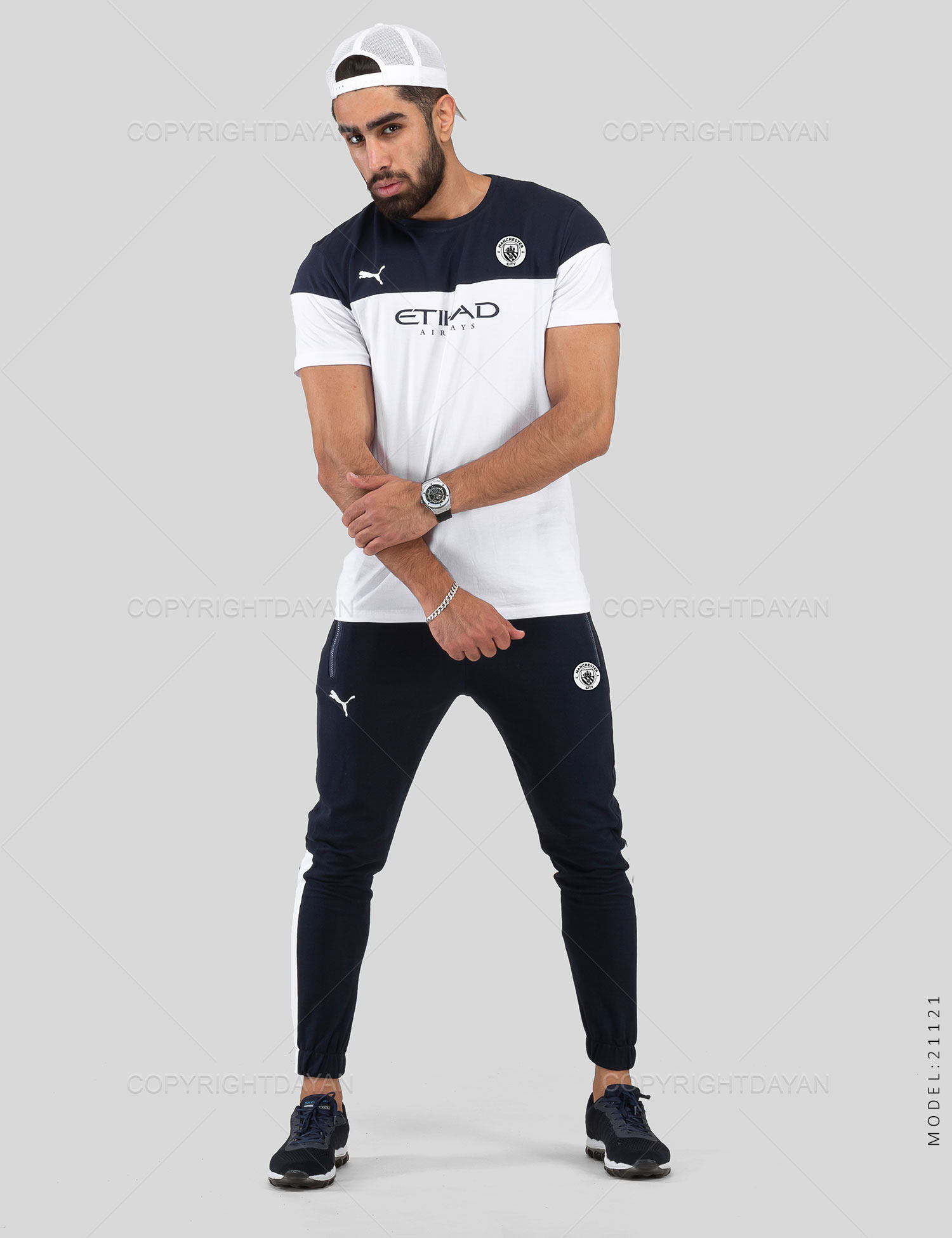 ست تیشرت شلوار مردانه Puma مدل 21121